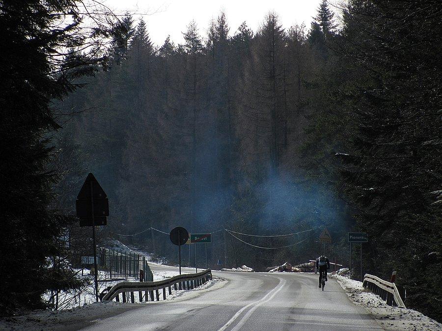 Końcówka podjazdu