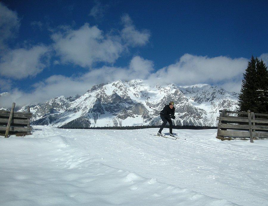 Na trasach biegowych w Ramsau