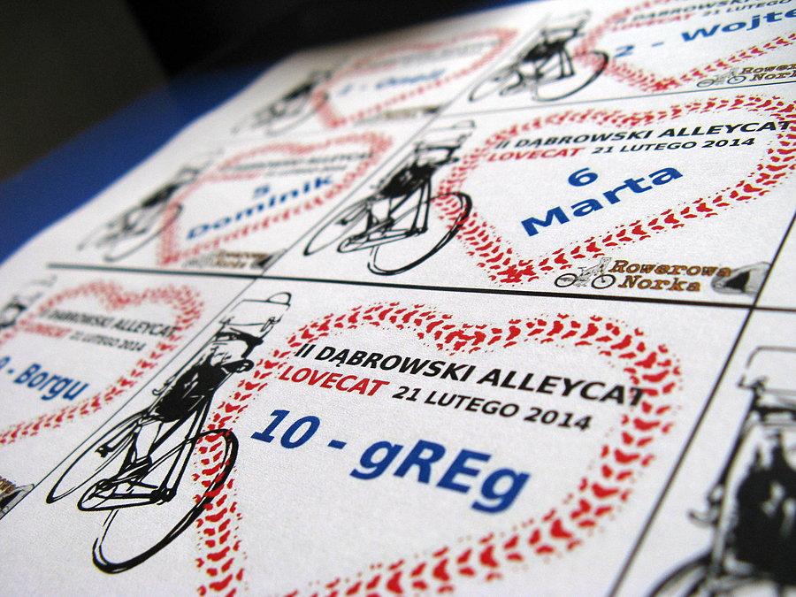 Szprychówki na II Dąbrowski Alleycat