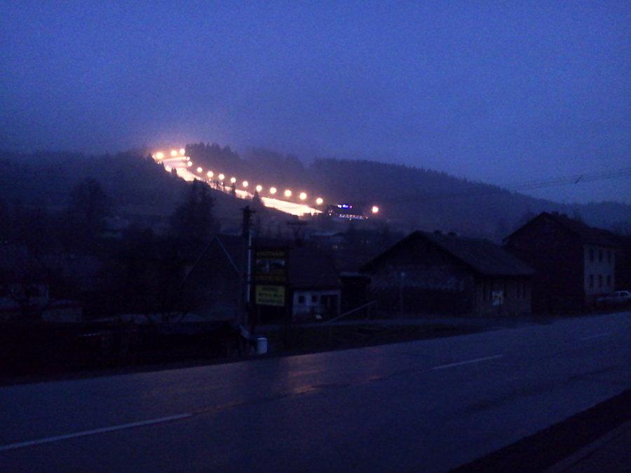 Trasa narciarska w Mostach