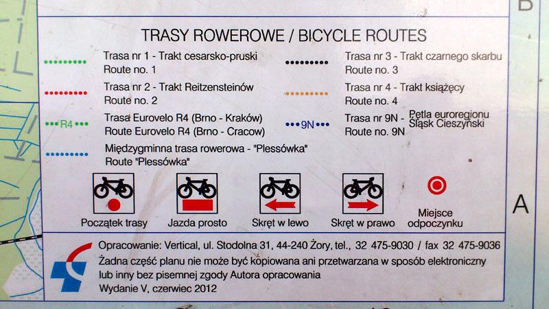 Pawłowice szlaki rowerowe