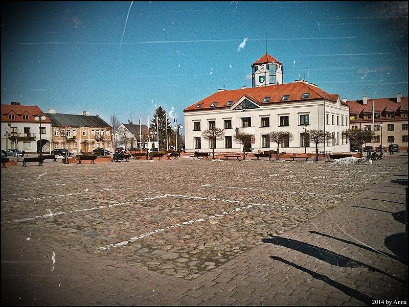 Rynek w Serocku. I pomyśleć, że byłam tam pierwszy raz, mimo że do Pułtuska kilka razy w roku się jeździ
