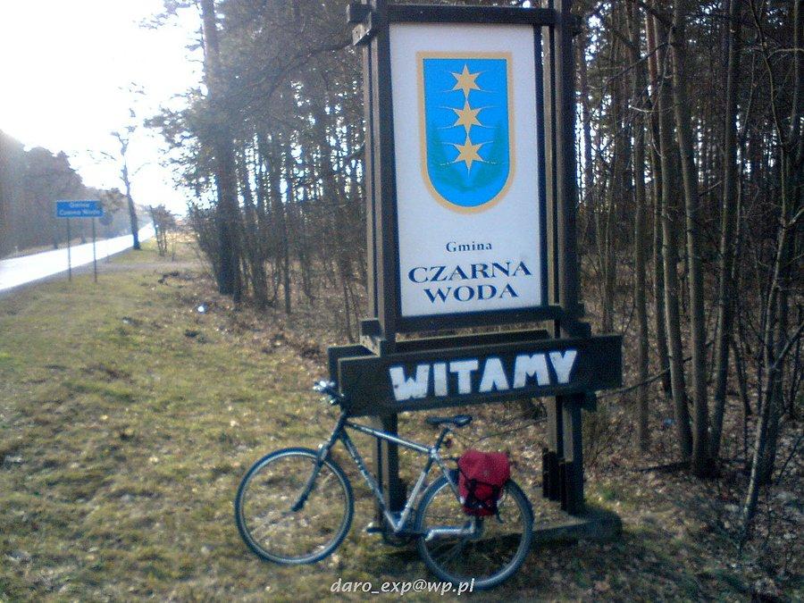22-02-2014. Wjeżdżam do Czarnej Wody. Sobotnie 200km