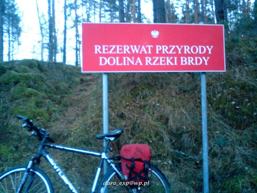 22-02-2014. Na terenie Rezerwatu Przyrody - Dolina rzeki Brdy, w miejscowości Woziwoda. W drodze do Tucholi. Sobotnie 200km