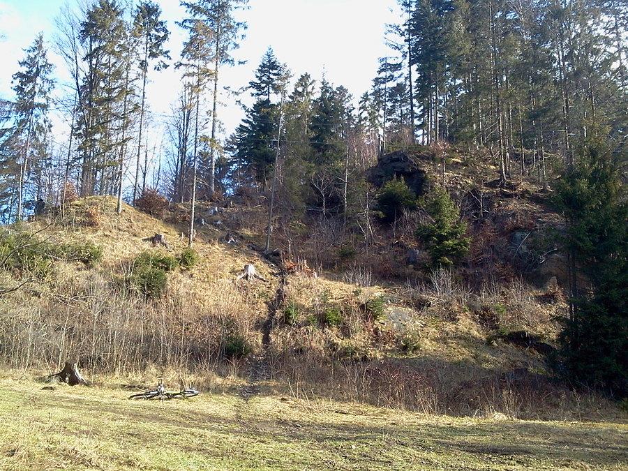 Skałka w Wiśle Głębcach