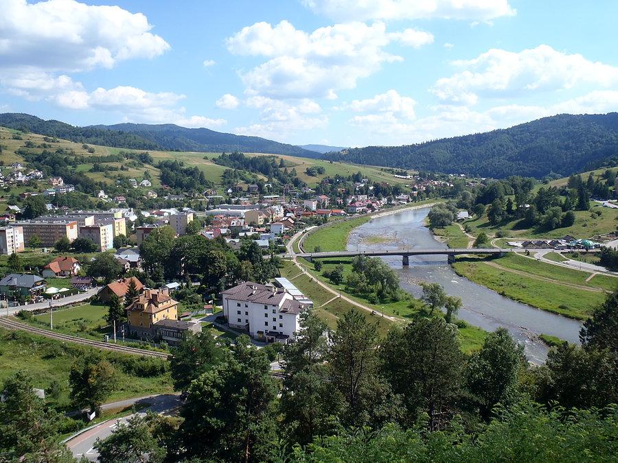 Widok na Muszynę z Góry "Baszta"