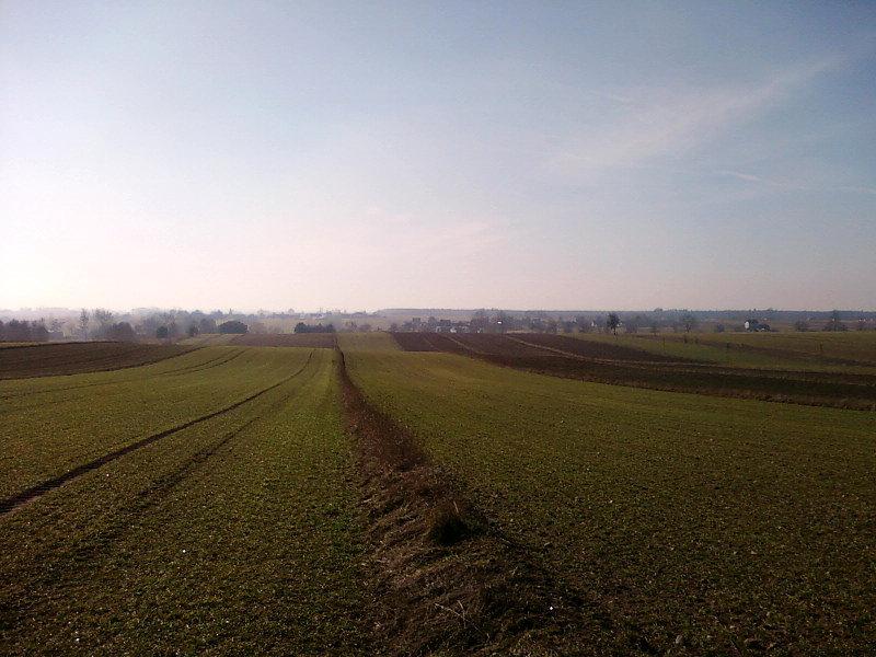 Pofalowany teren