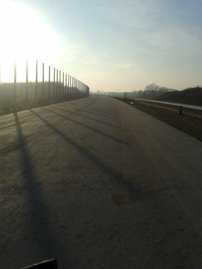 Widok w stronę Sieradza, okolice Rzechty