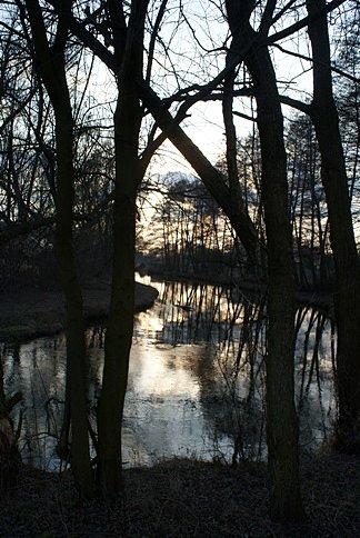 Zachód nad Wolbórką