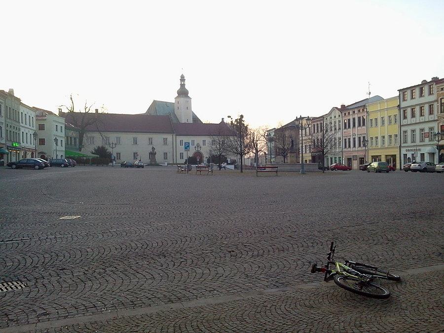 Frydek rynek i zamek