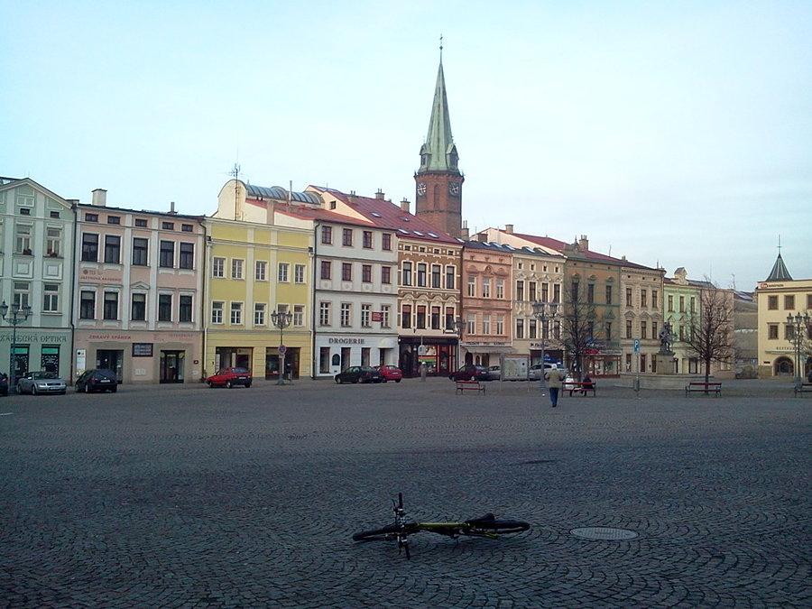 Frydek rynek i kościół