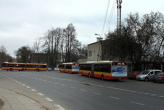 Pętla linii 709 pod piaseczyńskim dworcem kolejowym