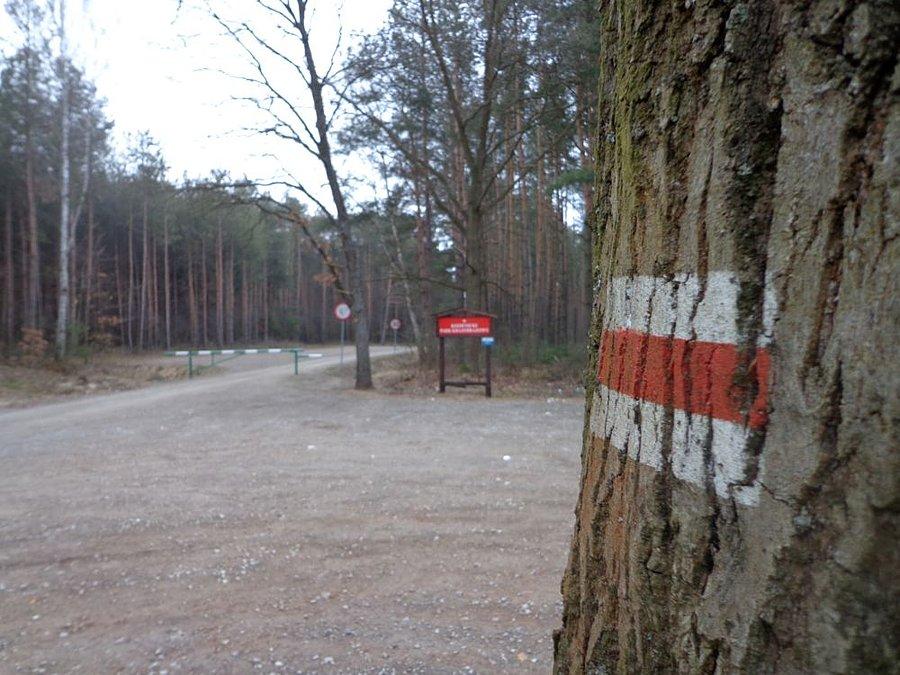 Wjazd do Kozienickiego Parku Krajobrazowego