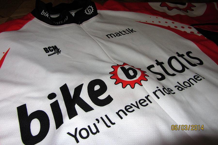 Koszulka imienna Bikestats - mattik - ujęcie z kąta