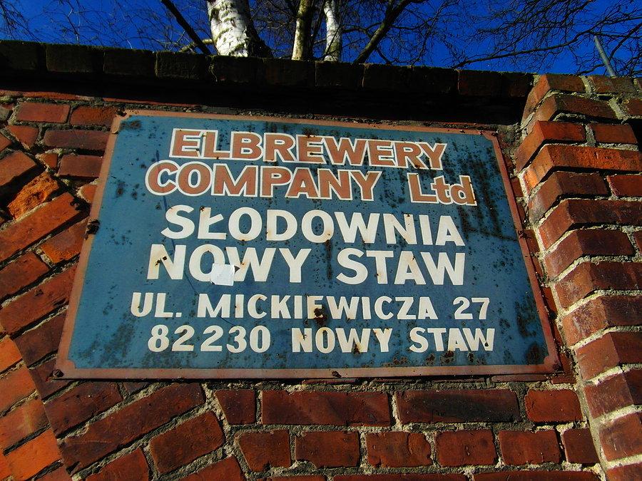 Pozostałości po słodowni w Nowym Stawie