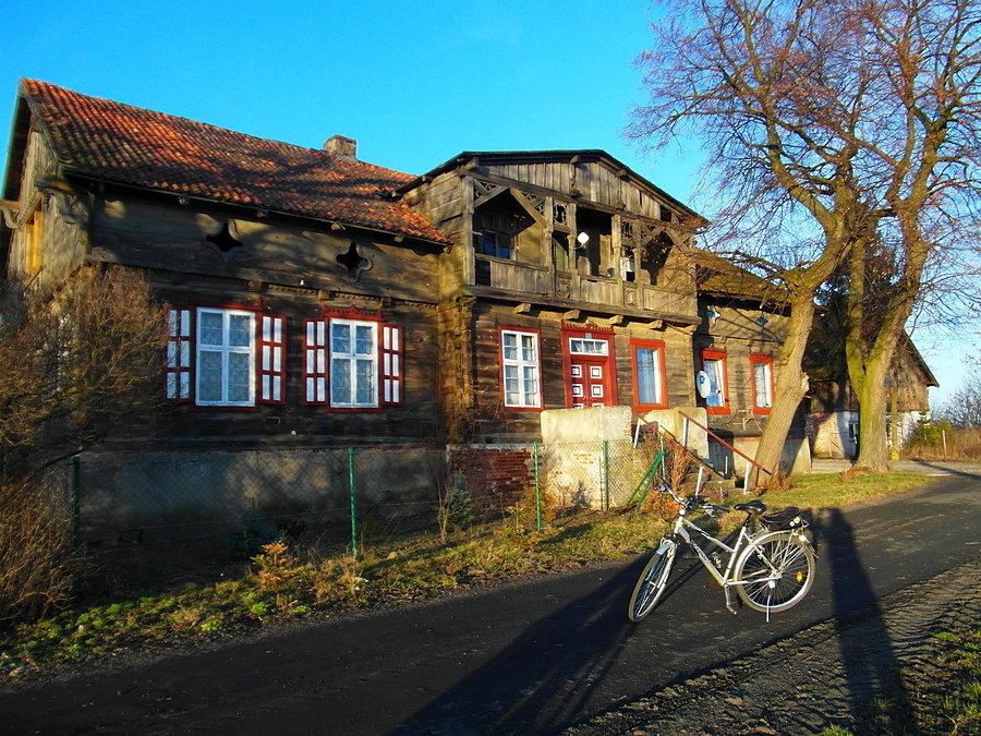 Dom żuławski z balkonem w Pordenowie
