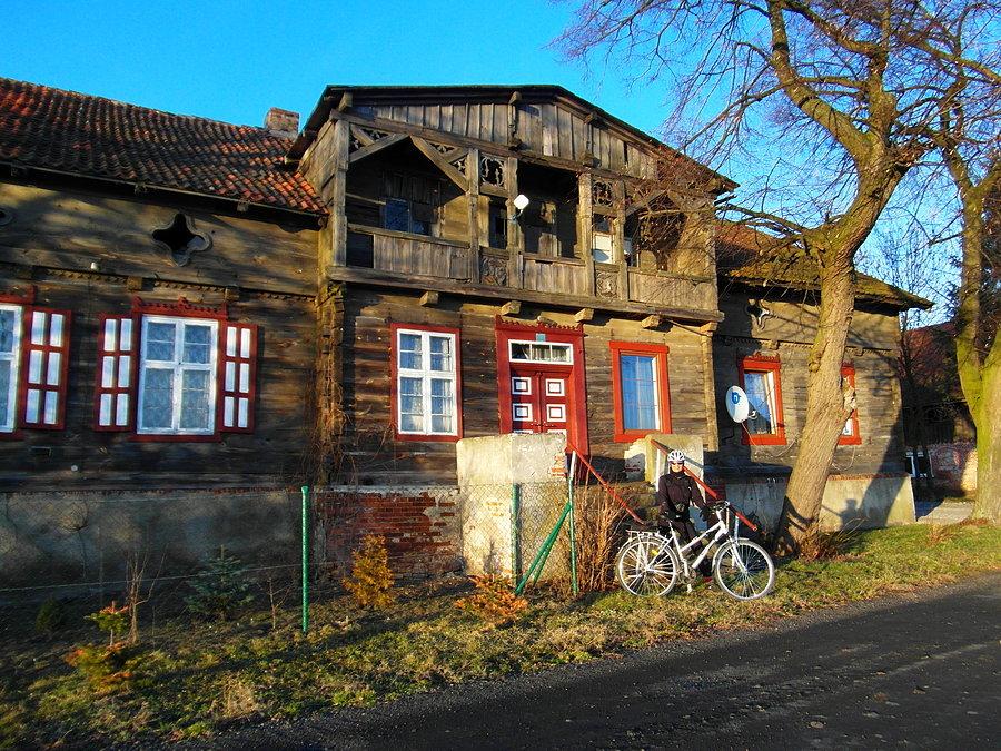 Dom żuławski z balkonem w Pordenowie