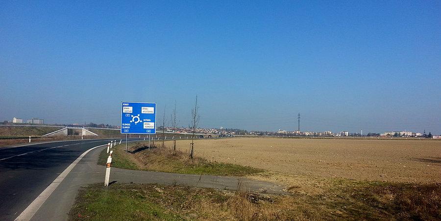 Za rondem Opava