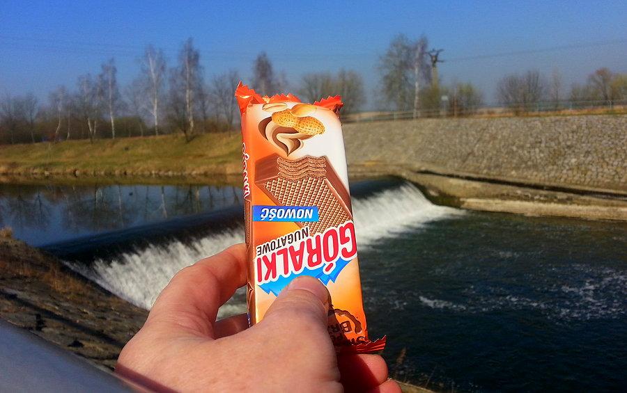 Śniadanie nad rzeką Opavą