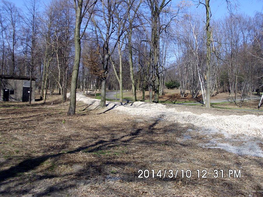 Remont torowiska kolejki wąskotorowej w Parku Śląskim