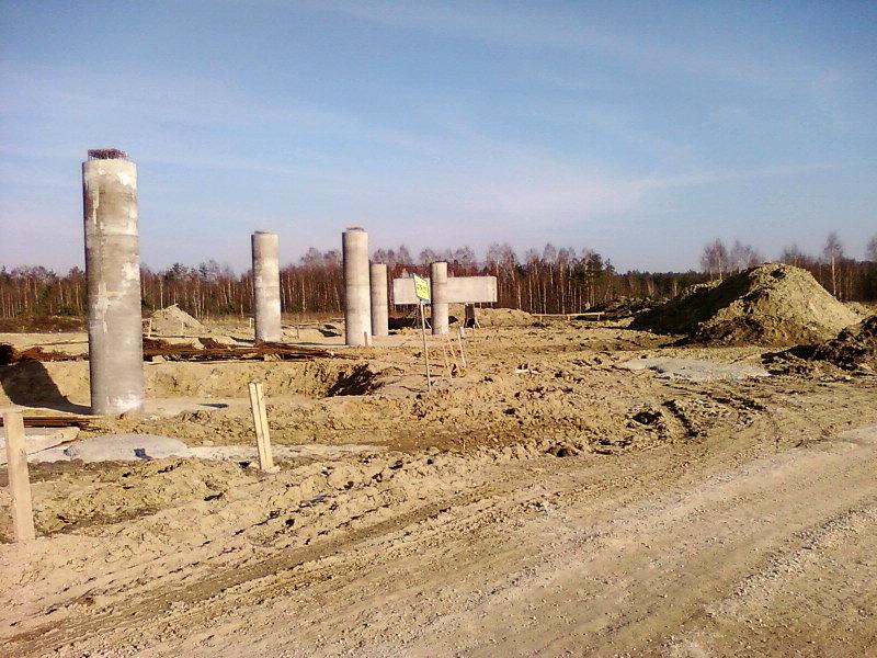 Podpory pod wiadukt