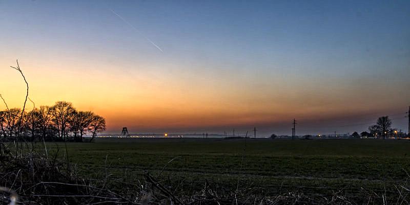 Tuż po zachodzie słońca