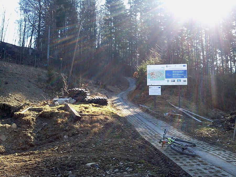 Podjazd na Cieńków