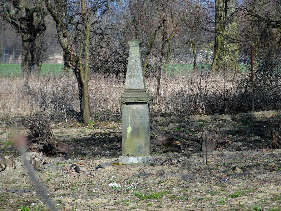 Wygląda jak mogiła – na terenie działki przy domu podcieniowym w Żuławkach