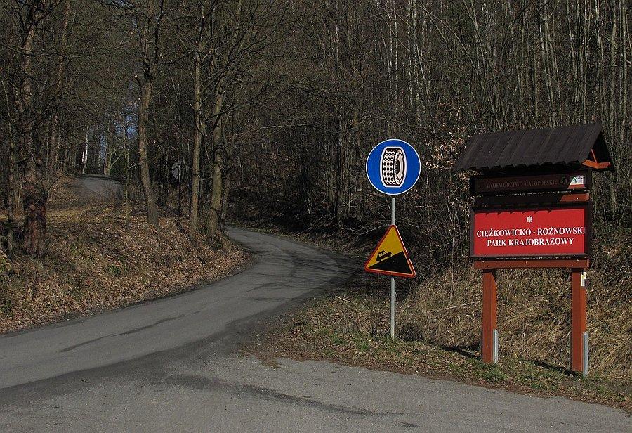 Podjazdy ciągle na łańcuchach ;)