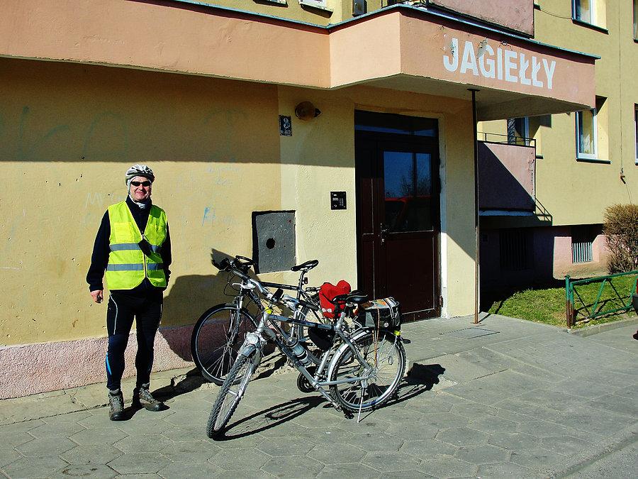 Darek podjechał po mnie do domu