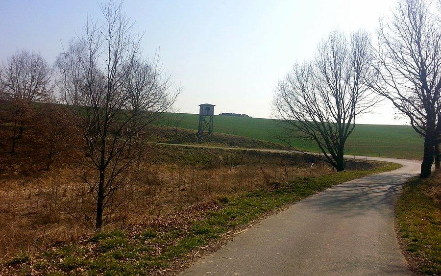 W miejcsowości Vřesina, skręciłem na ścieżkę roworwą i przejechałem nią do Darkovic