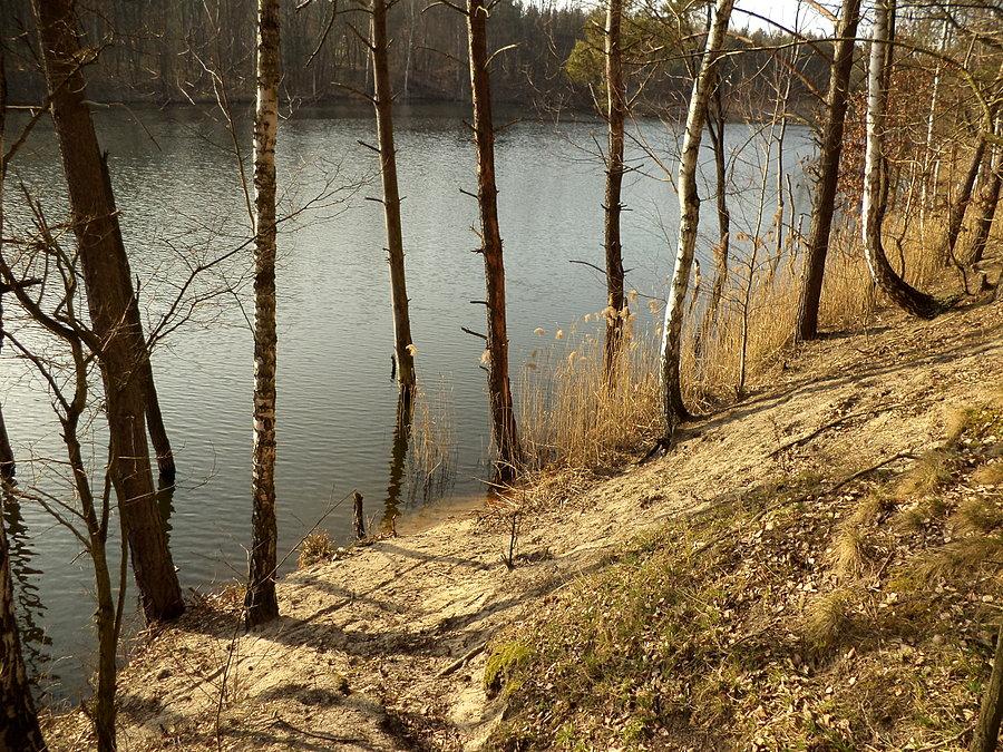Widok na "plażę" po południu... 17* cieplej niż rano, sielanka, letnie kolory... to już nie to