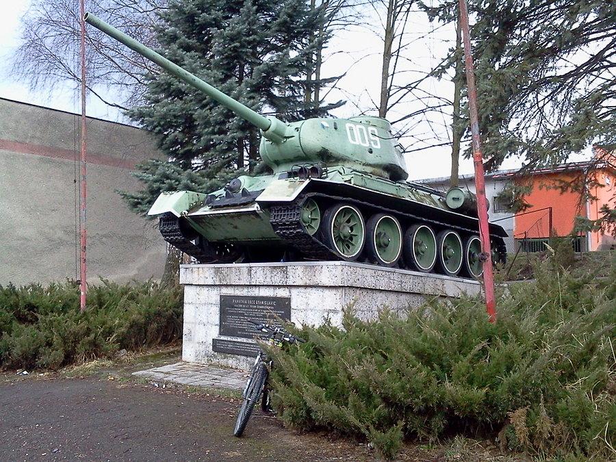 Czołg w Stanisłowicach