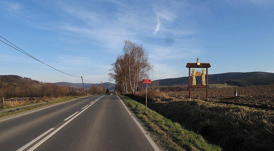 Wyjazd z Gorlic, od razu przyjemnie