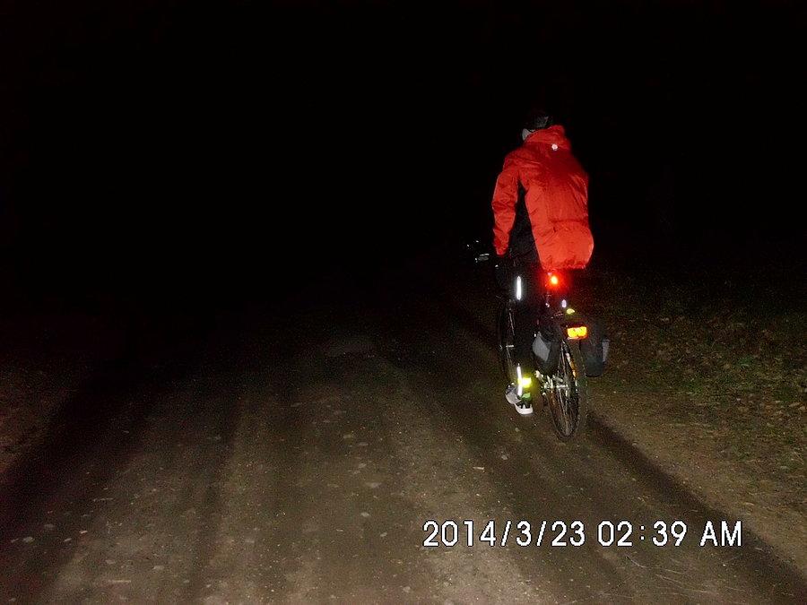 Przejazd leśną drogą z Bibieli do Woźnik