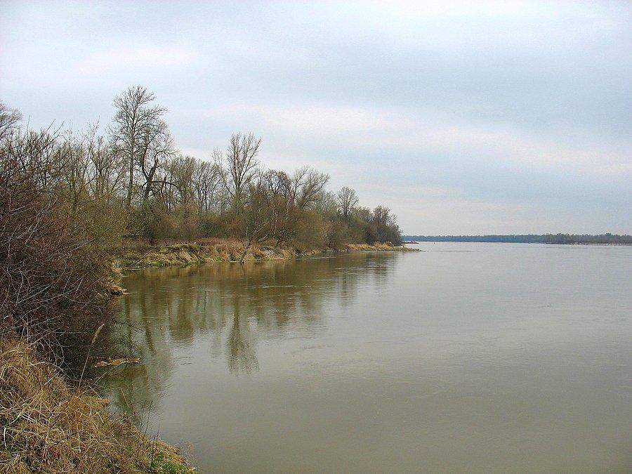 Wisła przy ujściu Jeziorki