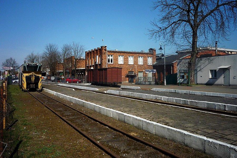 Stacja kolejki wąskotorowej w Piasecznie
