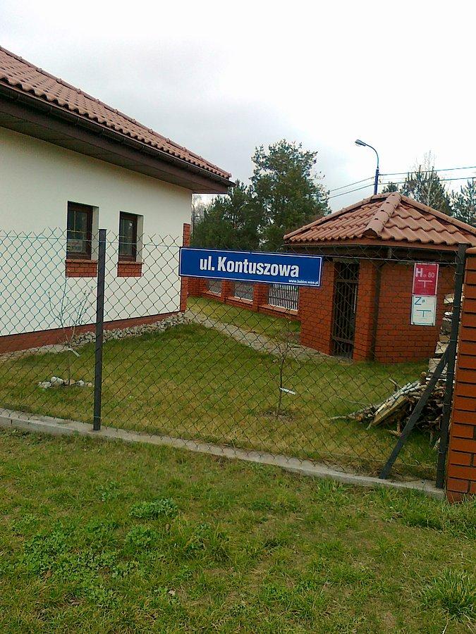 Ulica Kontuszowa w Lipkowie