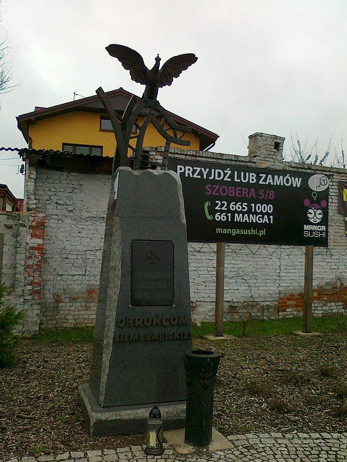 Pomnik w Babicach