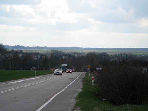 Szosa w kierunku Bychawy