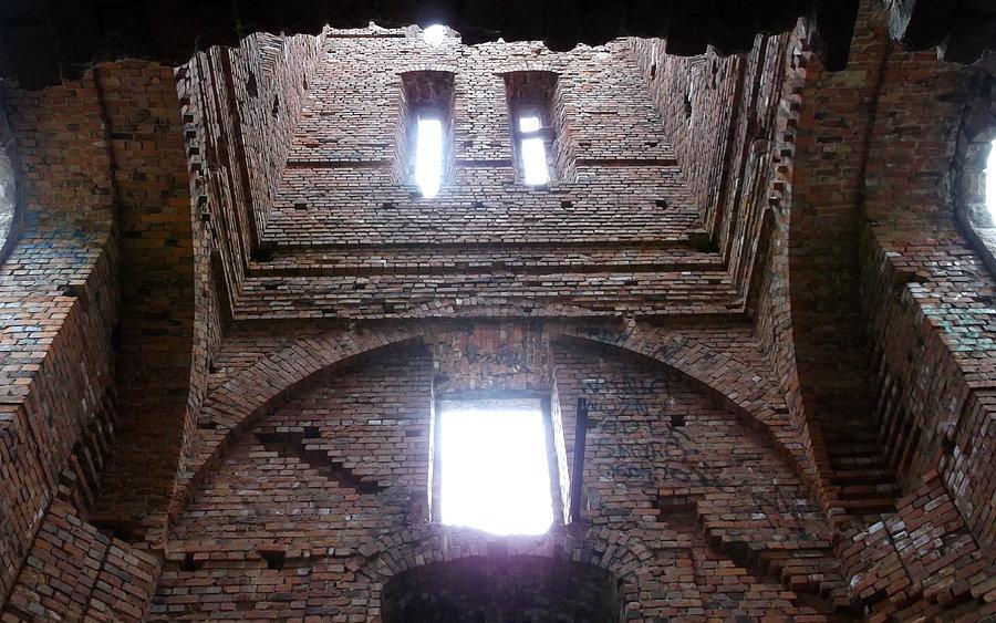 Fragment wnętrza wieży