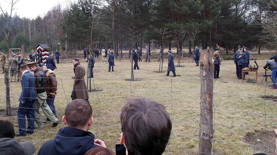 Jeńcy w obozie "Stalag Luft III"