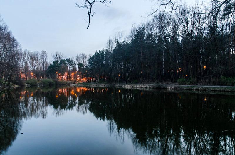 Staw w pobliżu akademików