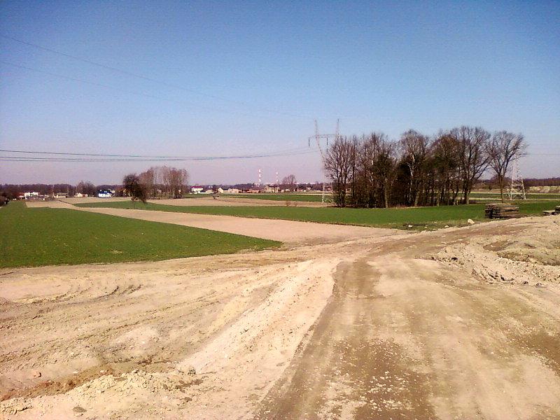 Widok w stronę Łodzi