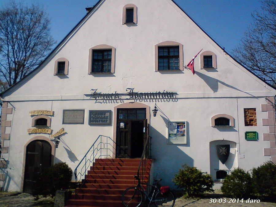 30-03-2014. Jestem przy Zamku Joannitów z XIV wieku, w Skarszewach