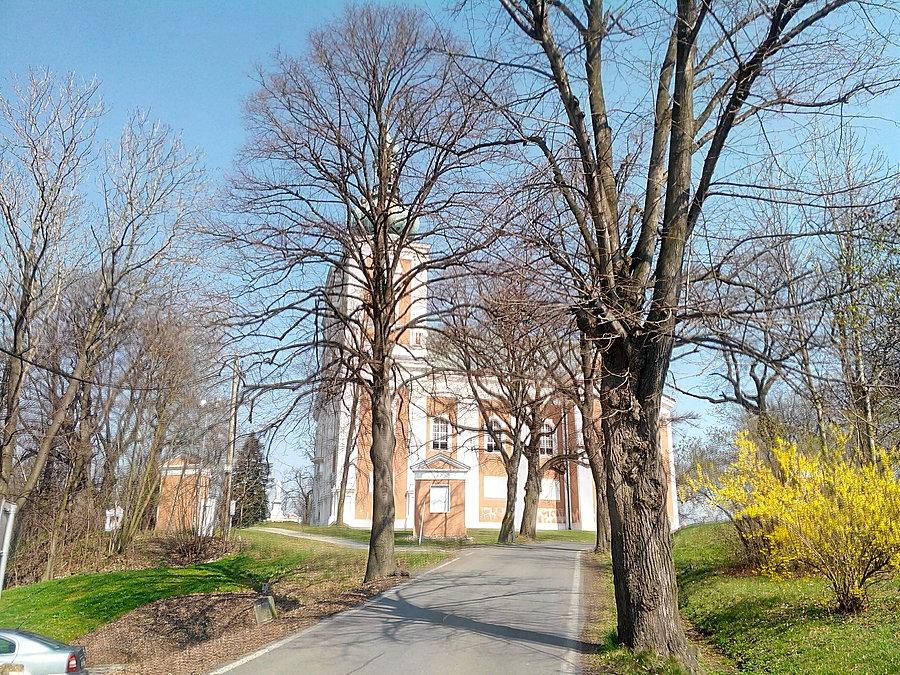 Kościół barokowy w Cvilinie