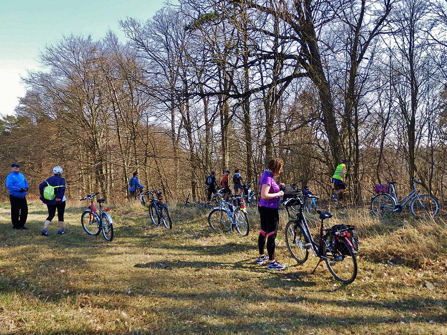 Pierwsza, wiosenna wycieczka rowerowa.Szukamy Kamień Skarbów - Skarbowiec