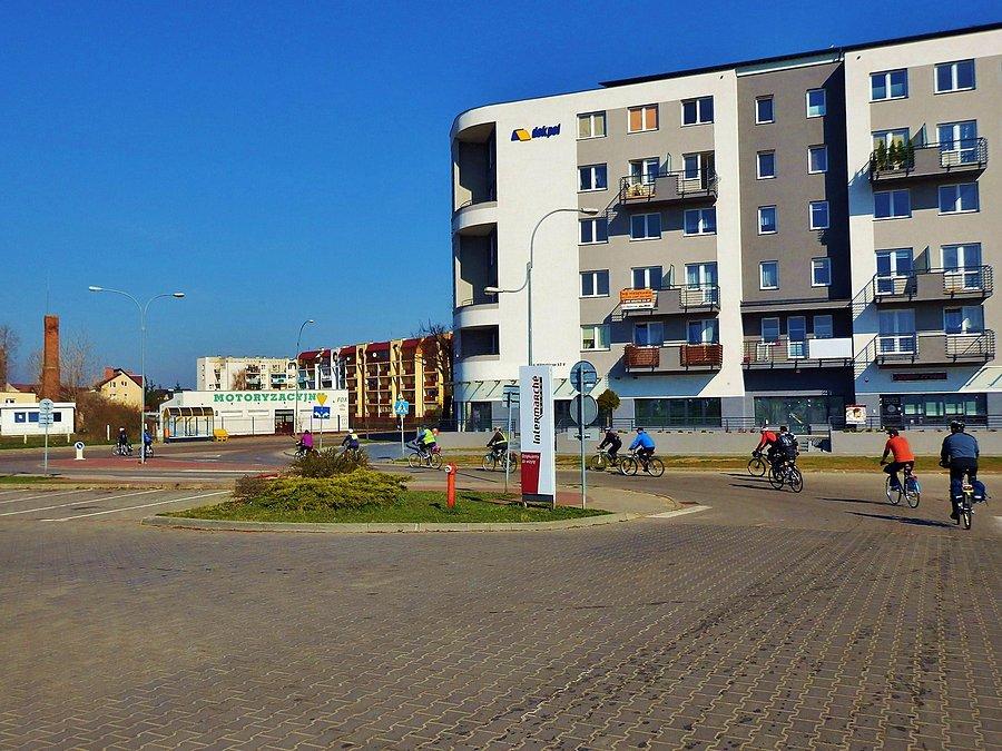 Pierwsza, wiosenna wycieczka rowerowa.Wyjazd