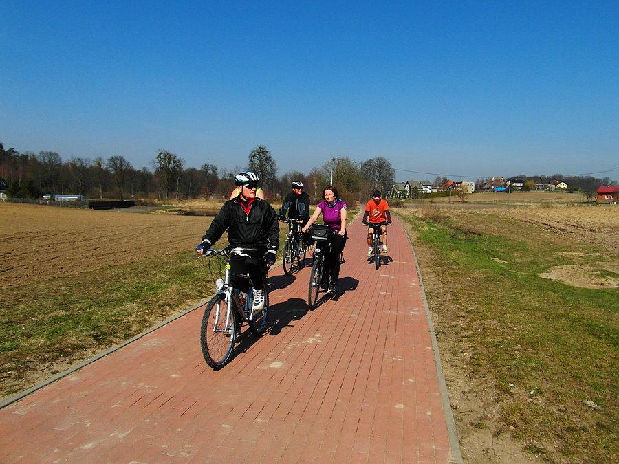 Droga rowerowa do jeziora Borówno Wielkie