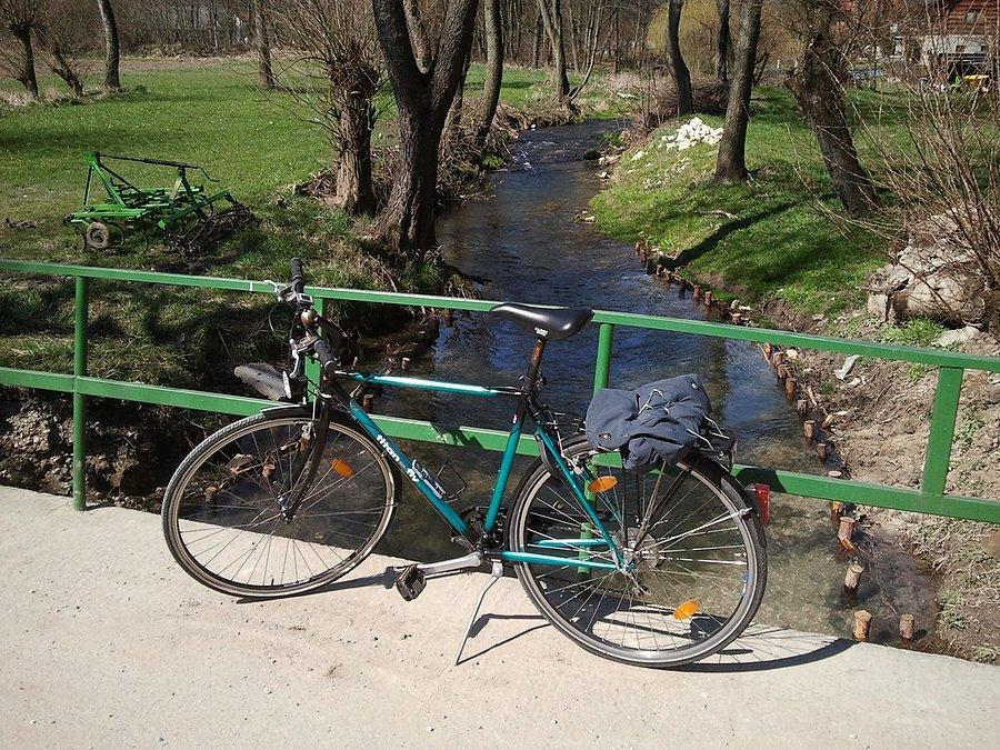 Rower również obowiązkowo sfotografowany ;D